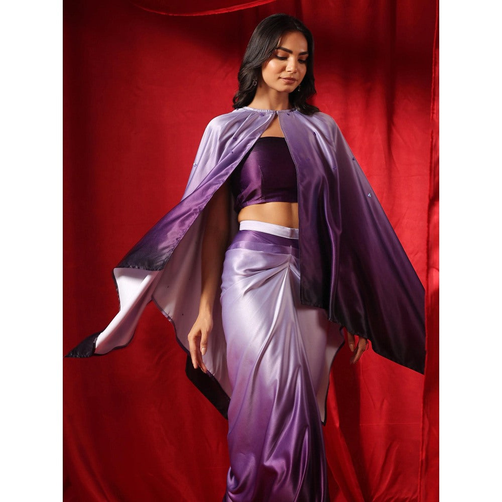 B'Infinite Twilight Ombre Cape with Crop Top (Set of 2)