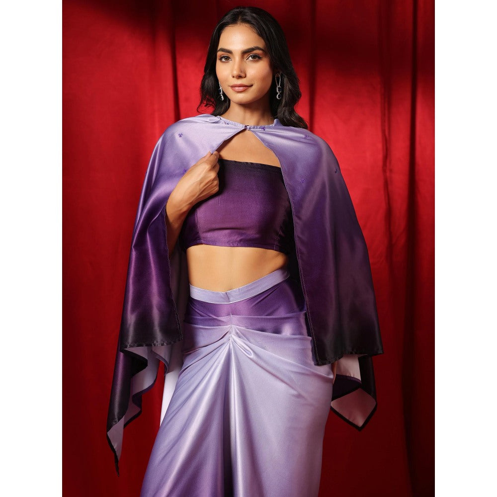 B'Infinite Twilight Ombre Cape with Crop Top (Set of 2)