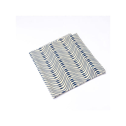 Bubber Blu Wave Pocket Square