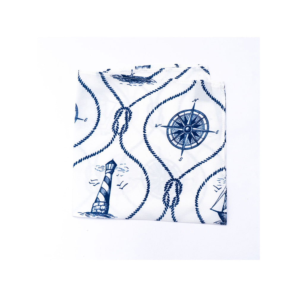 Bubber Blu Beacon Pocket Square