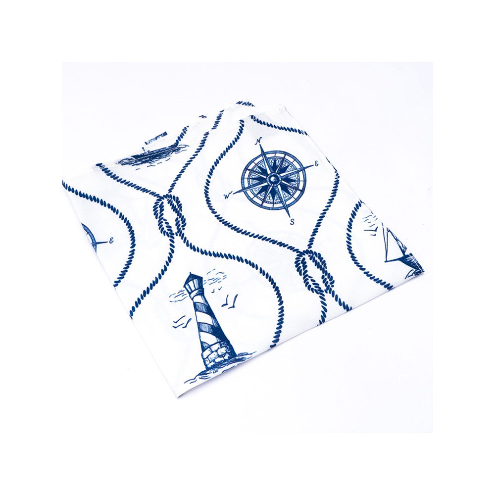 Bubber Blu Beacon Pocket Square