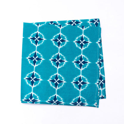 Bubber Blu Compass Pocket Square