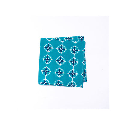 Bubber Blu Compass Pocket Square