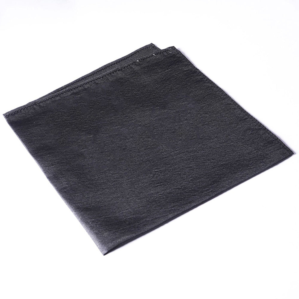 Bubber Blu Black Pocket Square