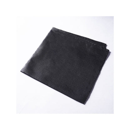 Bubber Blu Black Pocket Square