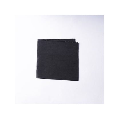 Bubber Blu Black Pocket Square
