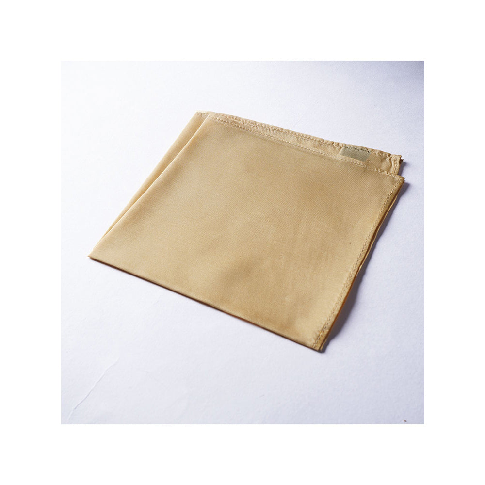 Bubber Blu Beige Pocket Square