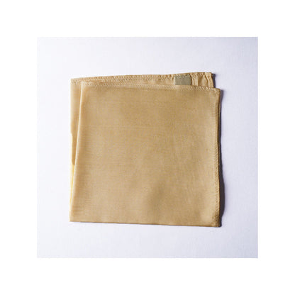 Bubber Blu Beige Pocket Square