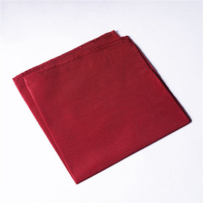 Bubber Blu Maroon Pocket Square