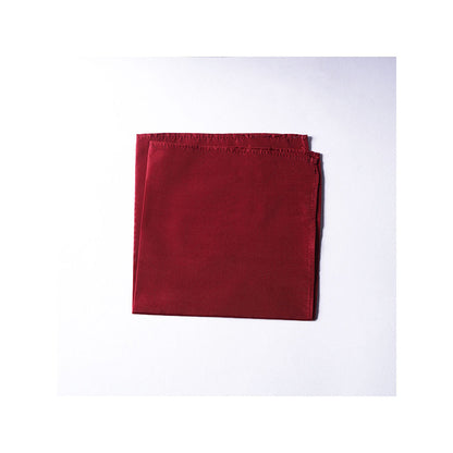 Bubber Blu Maroon Pocket Square