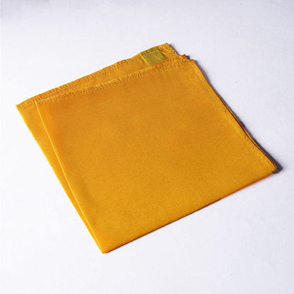 Bubber Blu Yellow Pocket Square