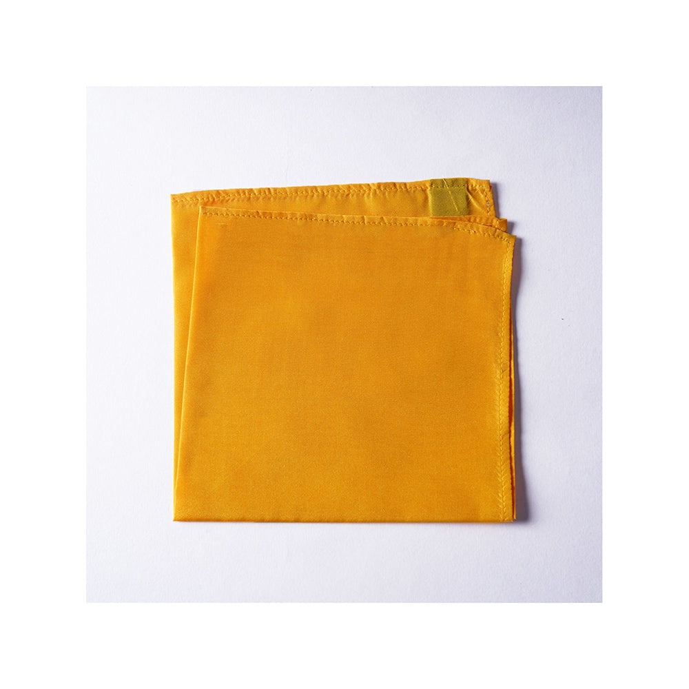 Bubber Blu Yellow Pocket Square