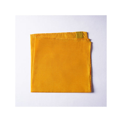 Bubber Blu Yellow Pocket Square