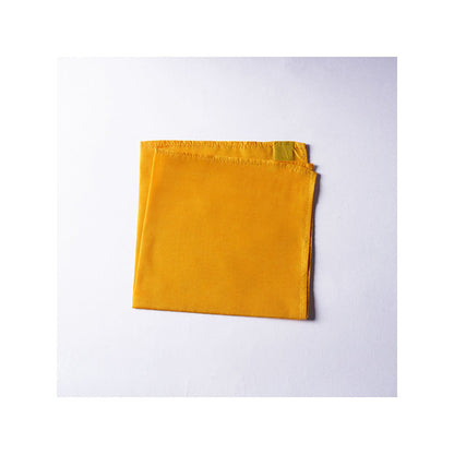 Bubber Blu Yellow Pocket Square