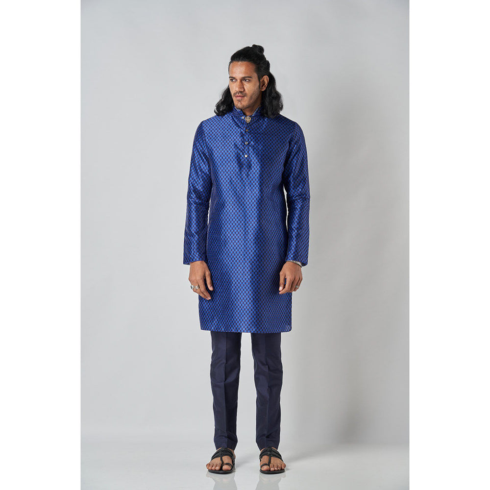 Bubber Blu Hudson Orbit Navy Blue Kurta