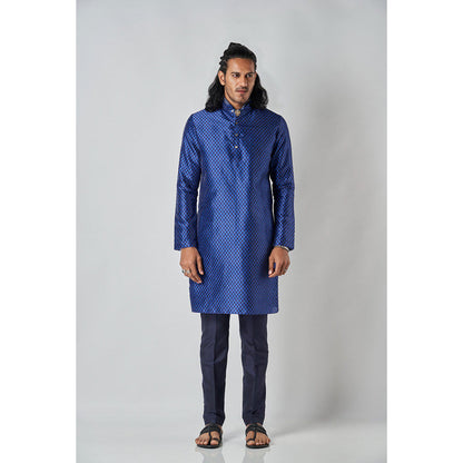 Bubber Blu Hudson Orbit Navy Blue Kurta