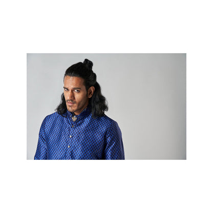 Bubber Blu Hudson Orbit Navy Blue Kurta