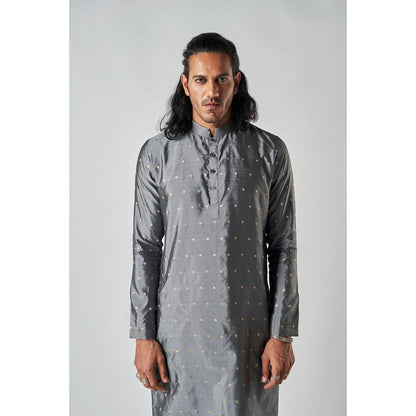Bubber Blu Vasco Clover Grey Kurta