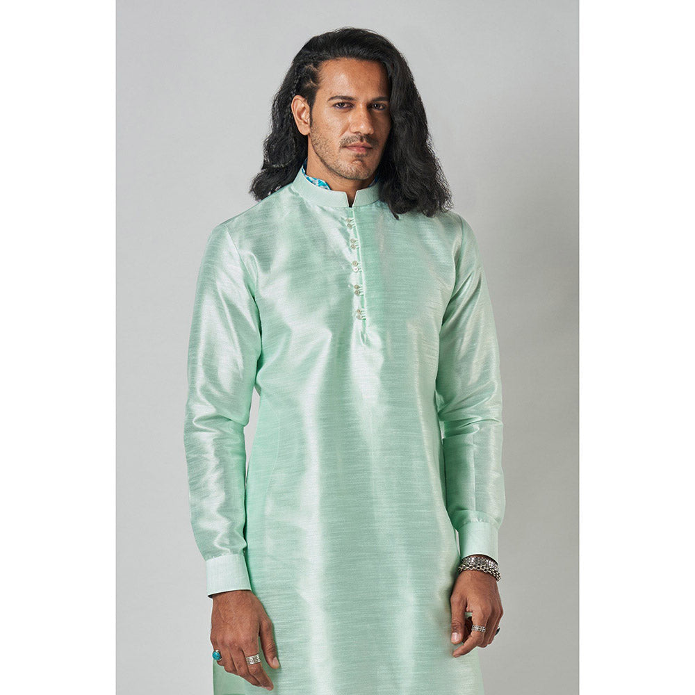 Bubber Blu Quint Light Mint Green Kurta