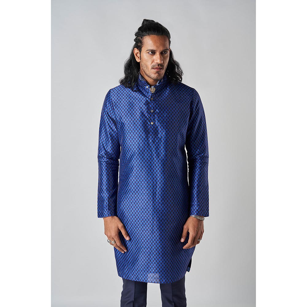 Bubber Blu Hudson Navy Orbit Kurta