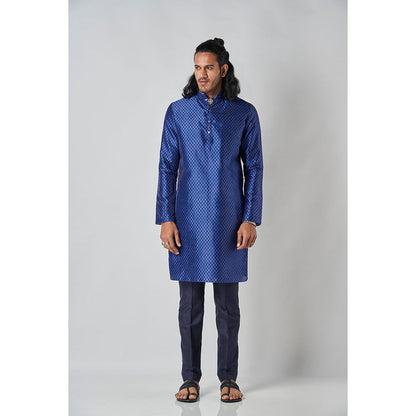 Bubber Blu Hudson Navy Orbit Kurta