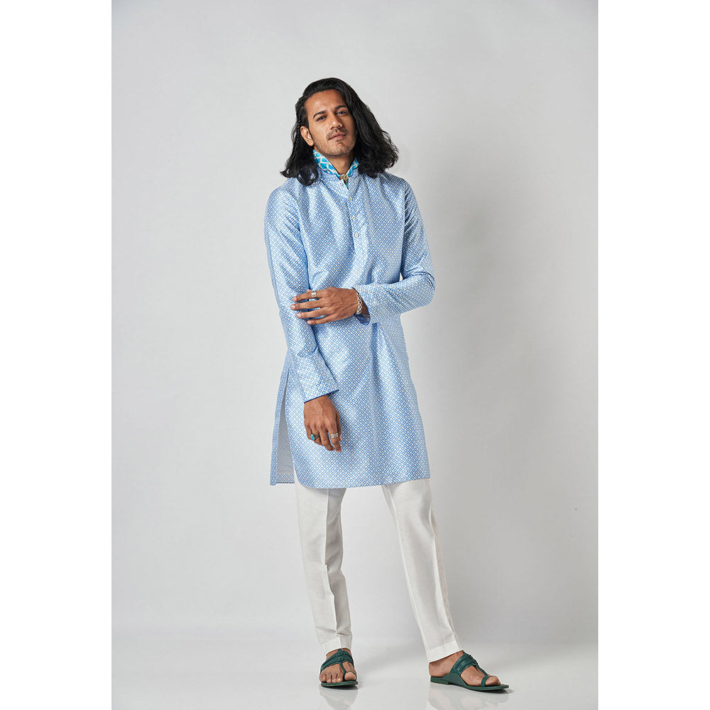Bubber Blu Adrian Blue Caspian Kurta