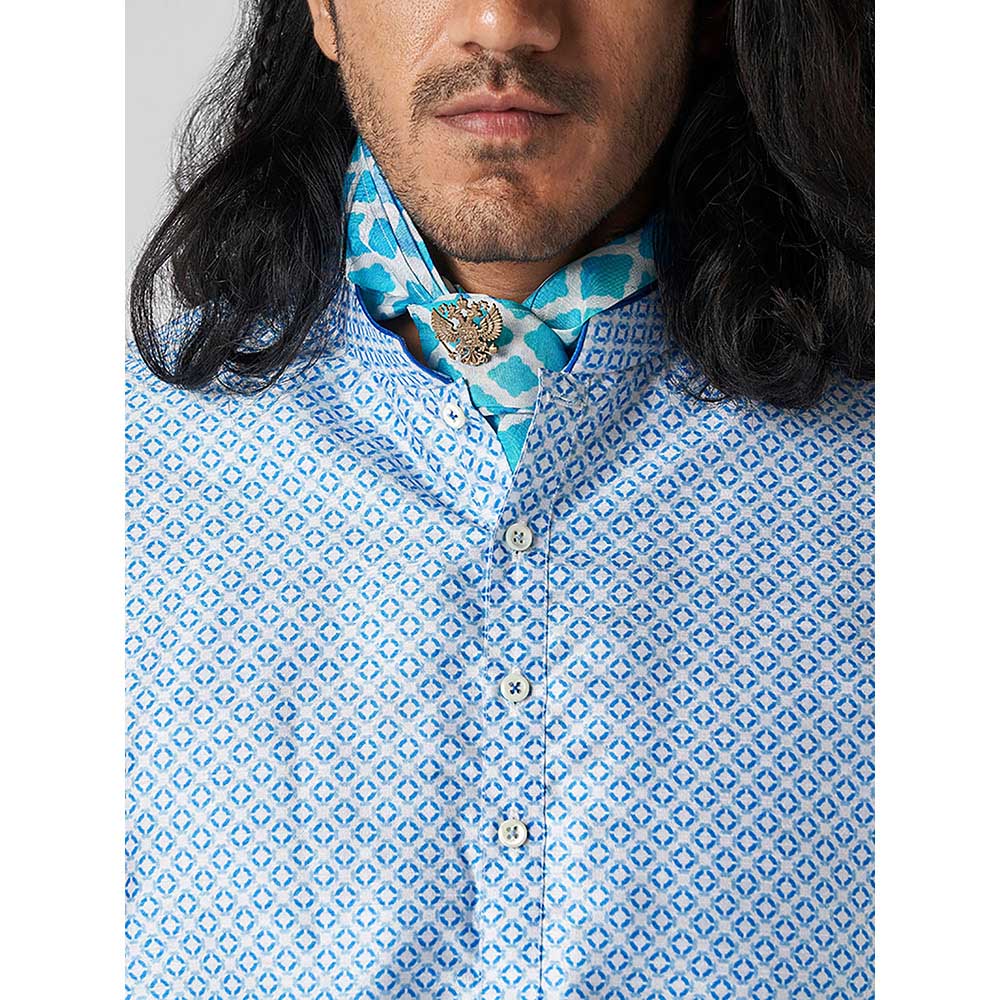 Bubber Blu Adrian Blue Caspian Kurta