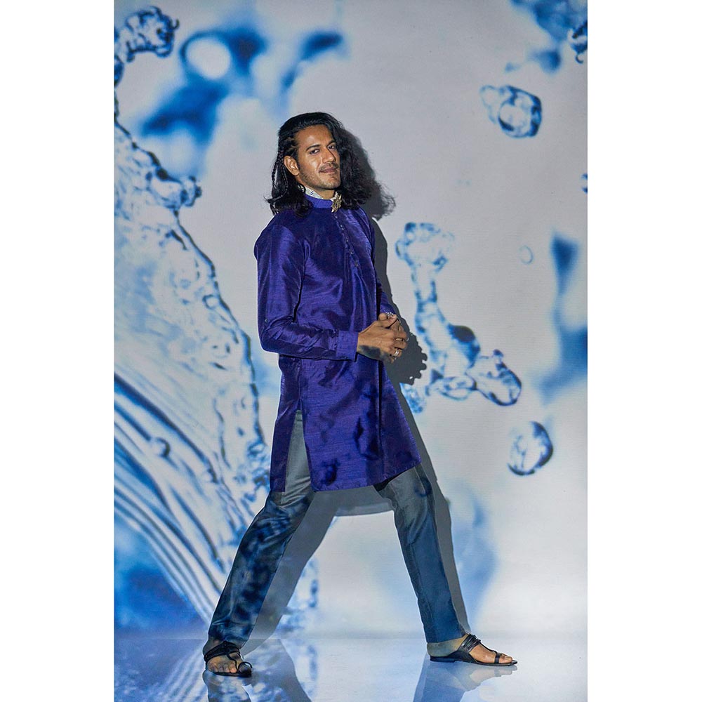 Bubber Blu Davey Indigo Helm Kurta