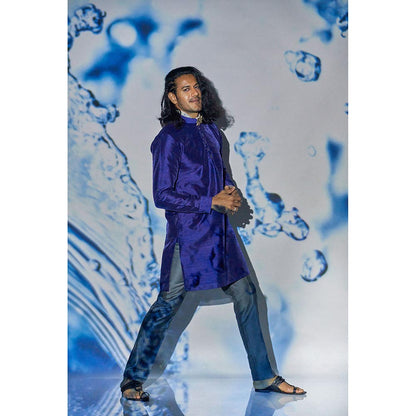 Bubber Blu Davey Indigo Helm Kurta