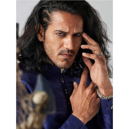 Bubber Blu Davey Indigo Helm Kurta