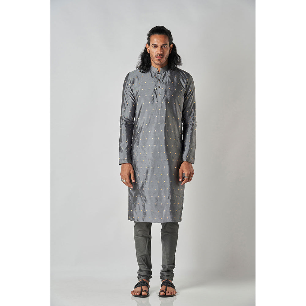 Bubber Blu Vasco Grey Clover Kurta