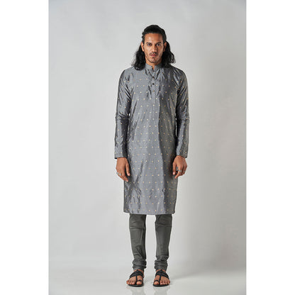 Bubber Blu Vasco Grey Clover Kurta