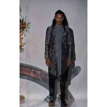 Bubber Blu Vasco Grey Clover Kurta