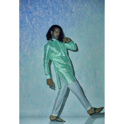 Bubber Blu Quint Mint Green Kurta