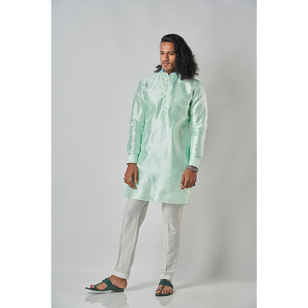 Bubber Blu Quint Mint Green Kurta