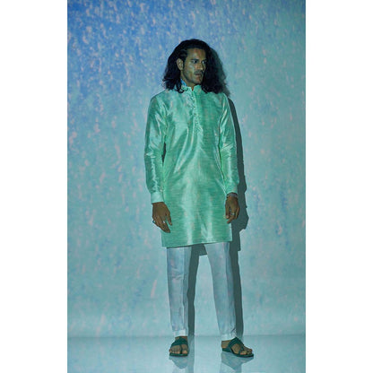 Bubber Blu Quint Mint Green Kurta