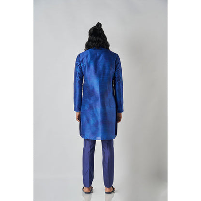 Bubber Blu Benson Prussian Blue Kurta