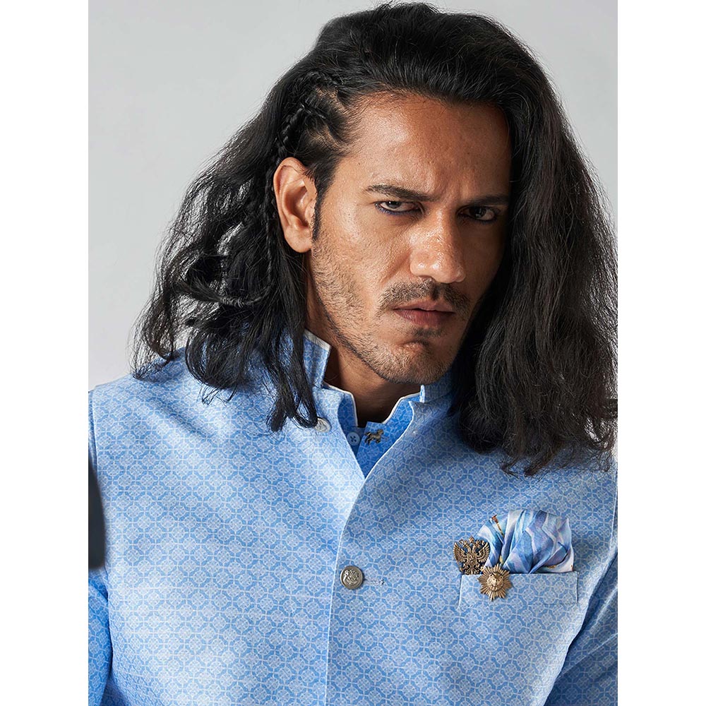 Bubber Blu Benedict Sky Compass Rose Bandhi