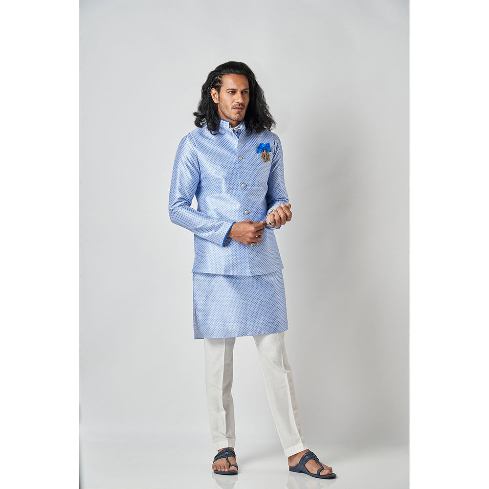 Bubber Blu Blumen Blue Cardinal Bandhi