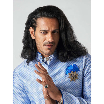 Bubber Blu Blumen Blue Cardinal Bandhi