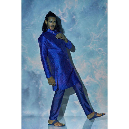 Bubber Blu Blueton Indigo Helm Bandhi