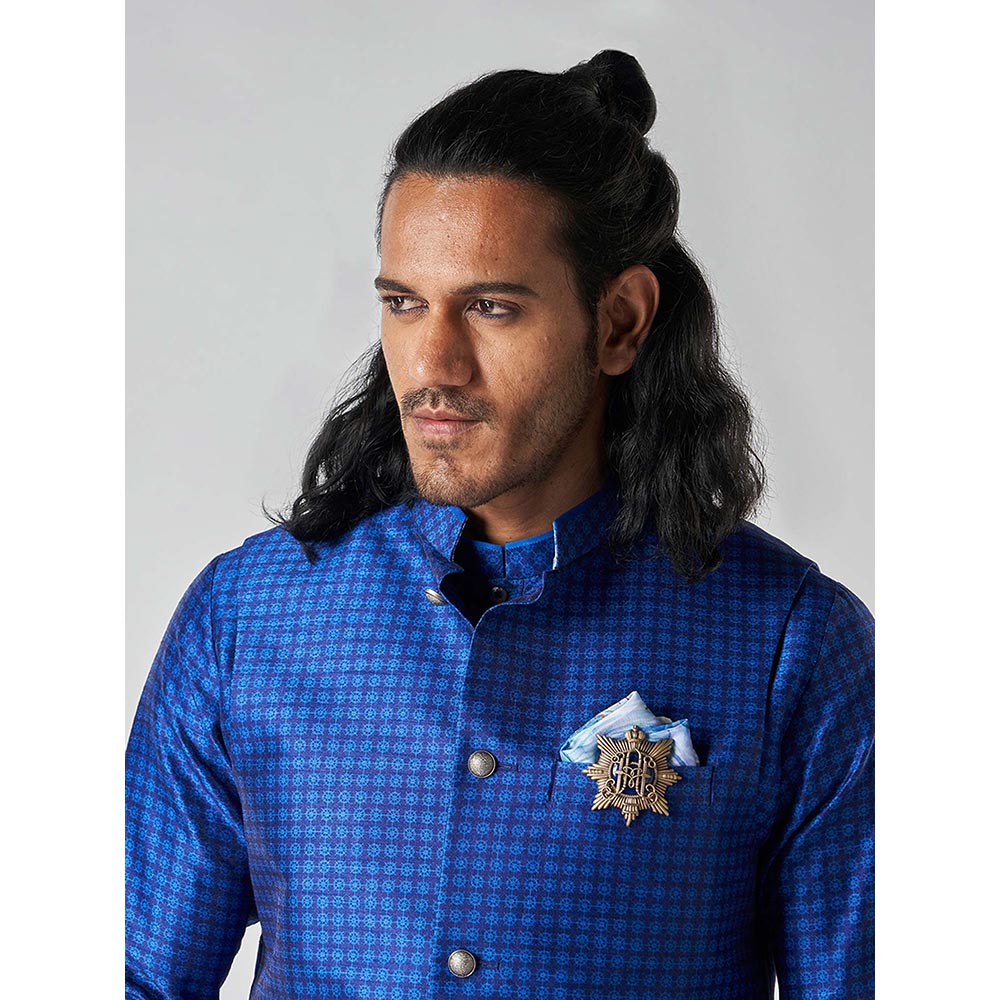 Bubber Blu Blueton Indigo Helm Bandhi