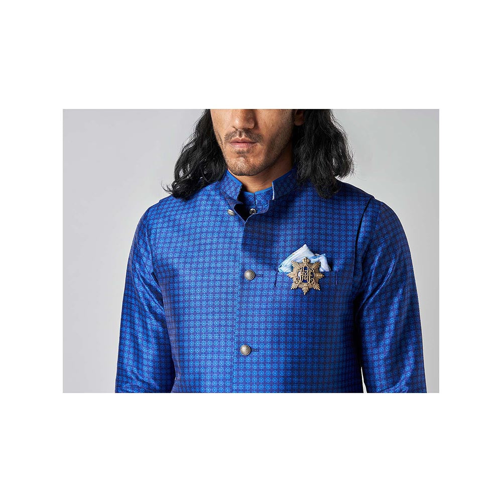 Bubber Blu Blueton Indigo Helm Bandhi