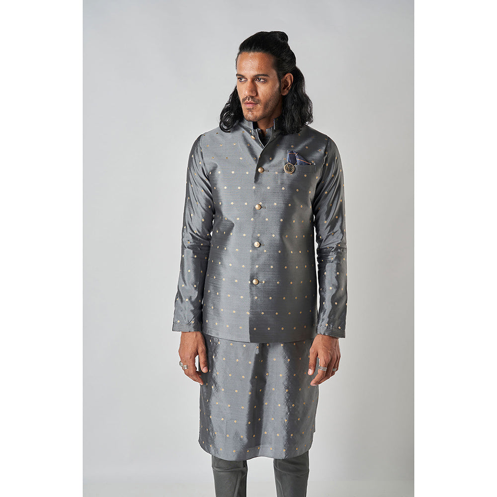 Bubber Blu Calico Grey Clover Bandhi