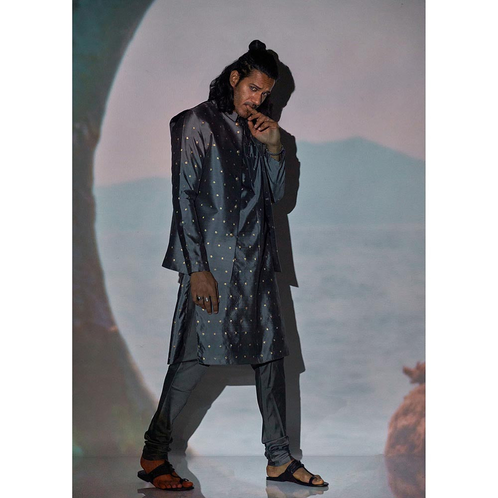 Bubber Blu Calico Grey Clover Bandhi