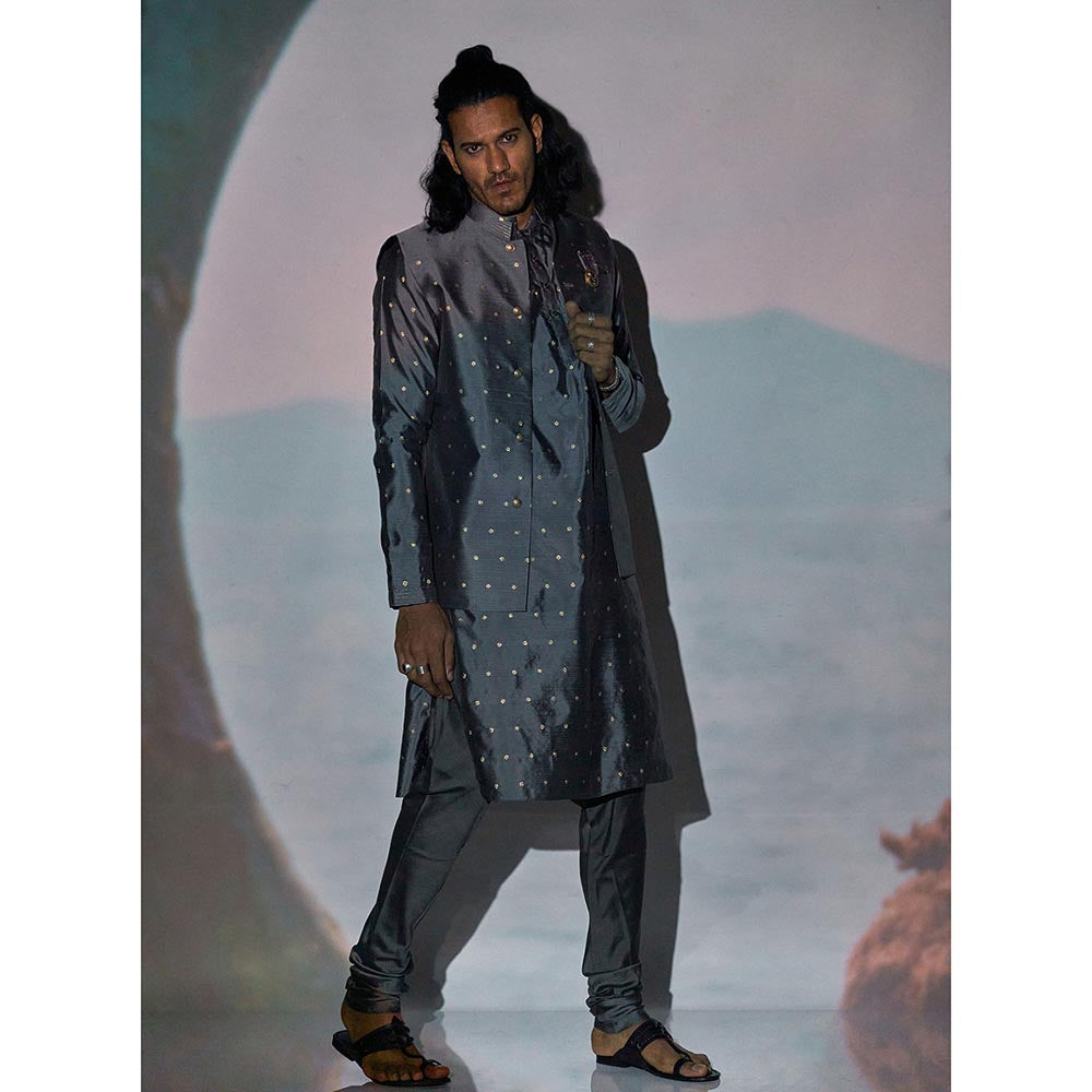 Bubber Blu Calico Grey Clover Bandhi