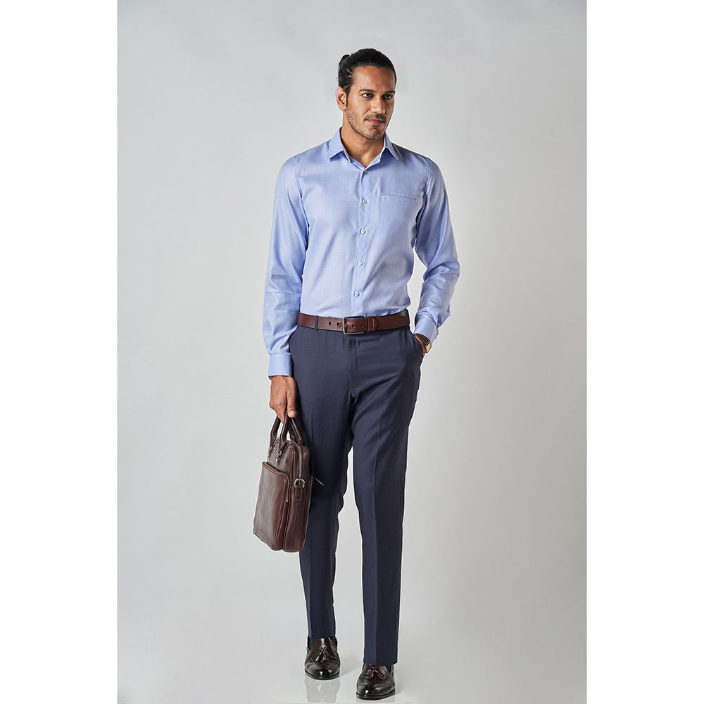 Bubber Blu Brando Powder Blue Classic Shirt