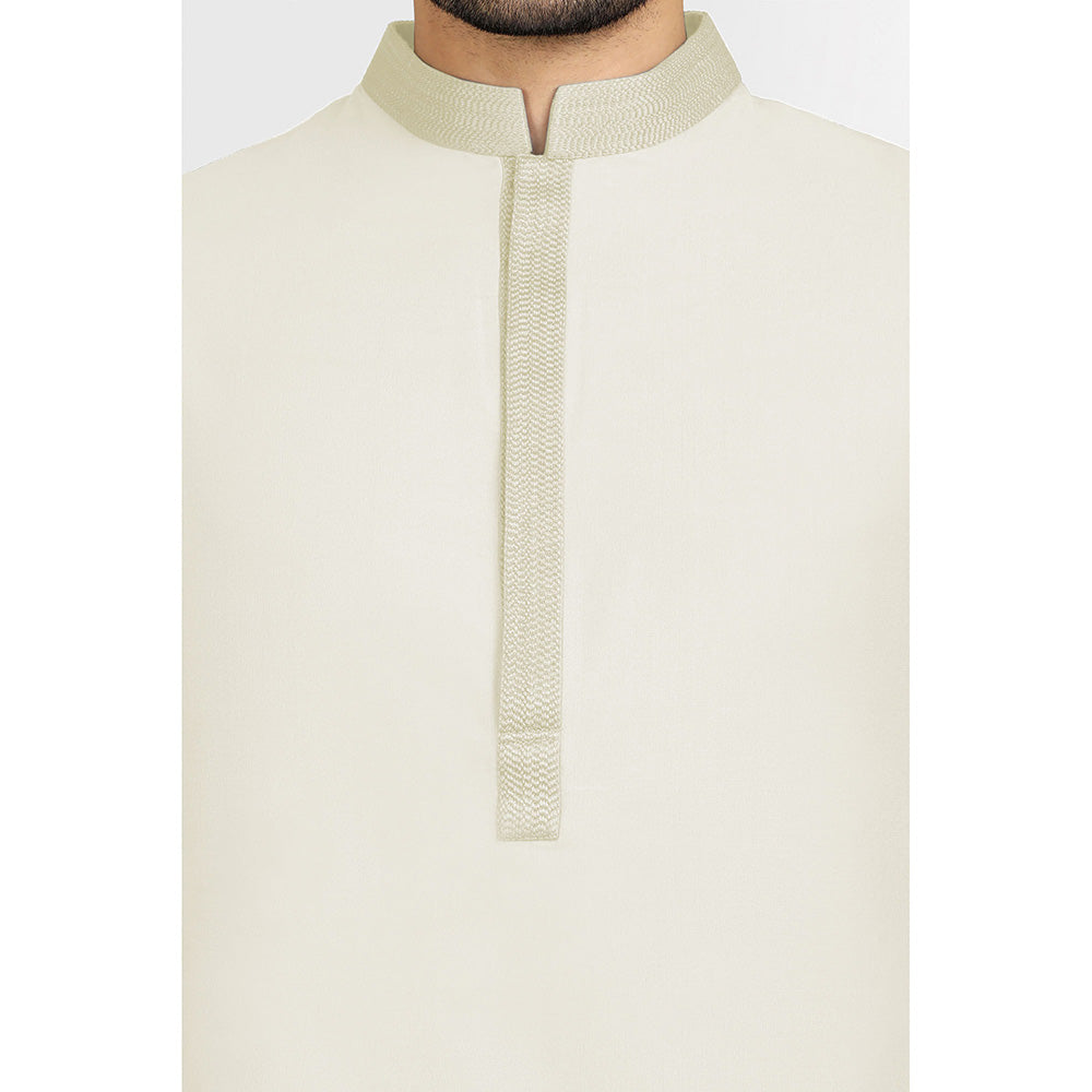 Bubber Couture Off White Ansh Shirt Kurta