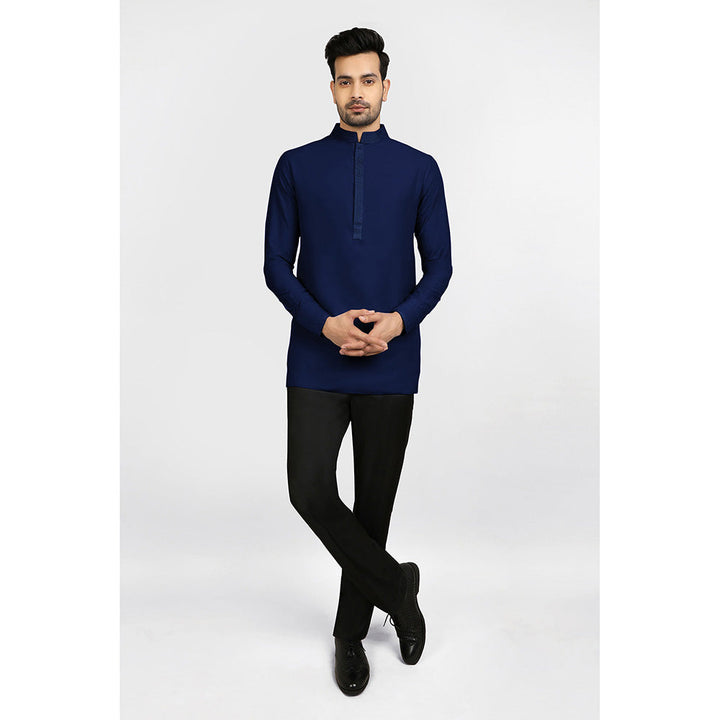 Bubber Couture Navy Blue Rehan Shirt Kurta