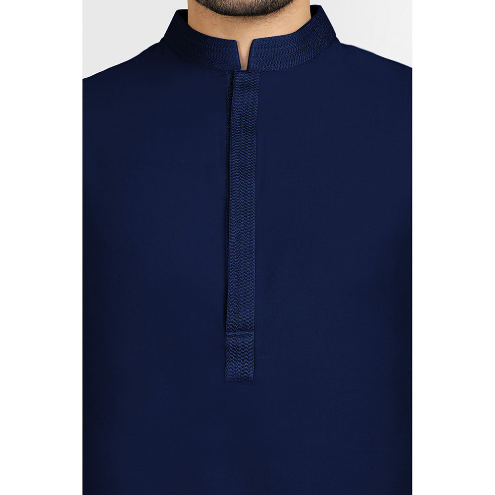 Bubber Couture Navy Blue Rehan Shirt Kurta